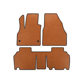 Tappetini EVA (2 File, 5 Porte/7 Posti, Arancione) Renault Kangoo 2008–2020