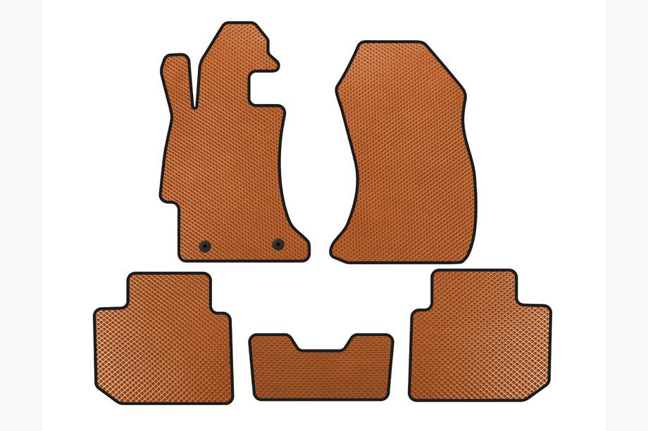 Subaru Impreza 2011-2016 Tappetini EVA (SD, Arancione) Image