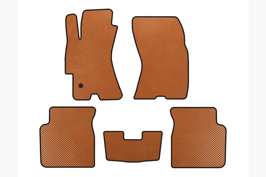 Subaru Outback 2005-2009 Tappetini EVA (Arancione) Image