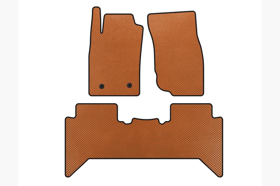 Toyota Hilux 2006-2015 Tappetini EVA V2 (Arancione) Foto 1