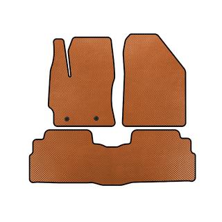 Tappetini EVA (2 File, 7 Posti, Arancione)