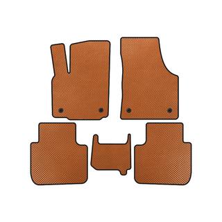 Tappetini EVA (2 File, 7 Posti, Arancione)