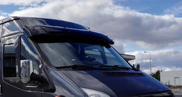 Ford Transit 2000–2014 Visiera parabrezza (nero lucido, 5mm) foto 13