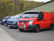 Ford Transit 2000–2014 Visiera parabrezza (nero lucido, 5mm) foto 17
