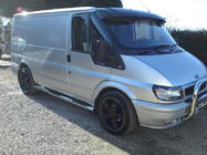 Ford Transit 2000–2014 Visiera parabrezza (nero lucido, 5mm) foto 12