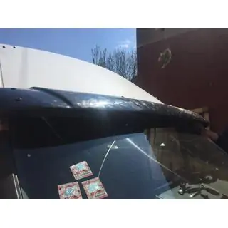Visiera parabrezza (nero lucido, 5mm) Ford Transit 2000–2014 foto 4