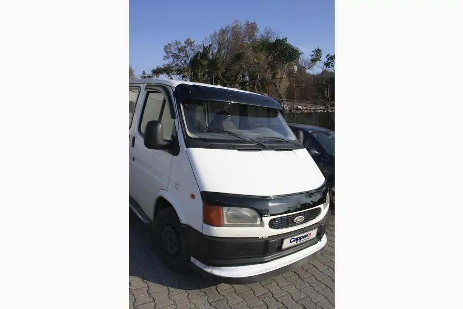 Ford Transit 1991-2000 Visiera parabrezza (nero lucido, 5mm) Foto 7
