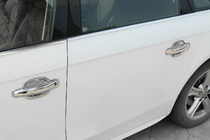 Audi A4 B8 2007-2015 Coperture Maniglie Cromate (Acciaio Inox) foto 5