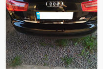 Audi A6 C7 2011-2017 Modanatura bagagliaio acciaio inox foto 1