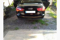Audi A6 C7 2011-2017 Modanatura bagagliaio acciaio inox foto 5