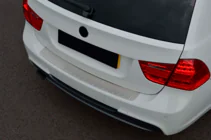 BMW 3 Series E90/E91 2005-2011 Protezione paraurti posteriore acciaio inox (2006-2008, SW) foto 7