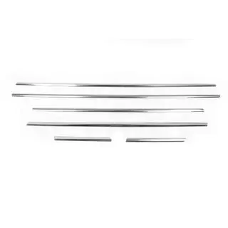 Modanature inferiori finestrini acciaio inox (6 pz) BMW X5 E70 2007-2013 foto 3