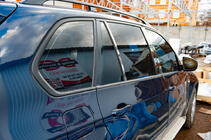 BMW X5 E70 2007-2013 Modanature Montanti Porta in Acciaio Inox foto 3