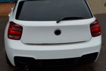 BMW 1 Series F20/F21 2011-2019 Modanatura bagagliaio acciaio inox foto 4