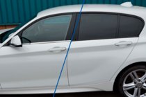 BMW 1 Series F20/F21 2011-2019 Modanature Finestrini Acciaio Inox foto 12