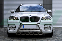 BMW X5 E70 2007-2013 Parabullbar WT003 (Acciaio Inox) foto 1