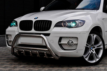 BMW X6 E71 2008–2014 Parabullbar WT003 (Acciaio Inox) 50mm foto 1