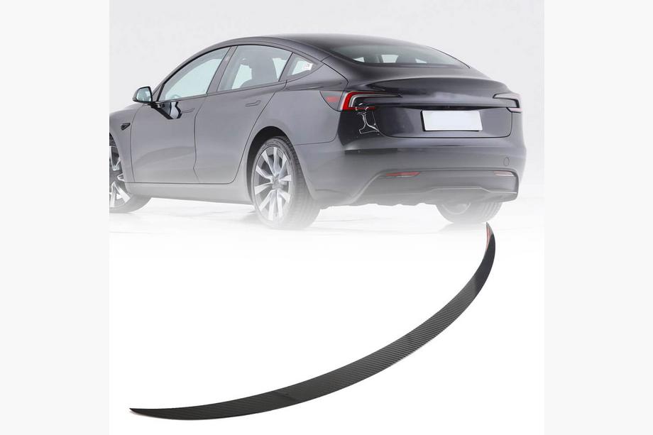 Tesla Model 3 2017- Spoiler V2 (2023+, Carbonio) Image