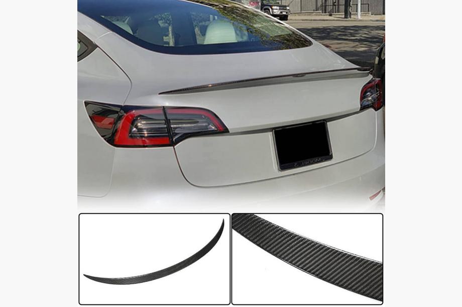 Tesla Model 3 2017- Spoiler Posteriore V8 (2017-2023, Carbonio) Image