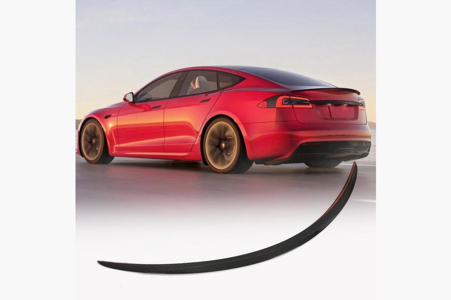 Tesla Model S 2012– Spoiler in carbonio secco V9 (2012-2022) Image