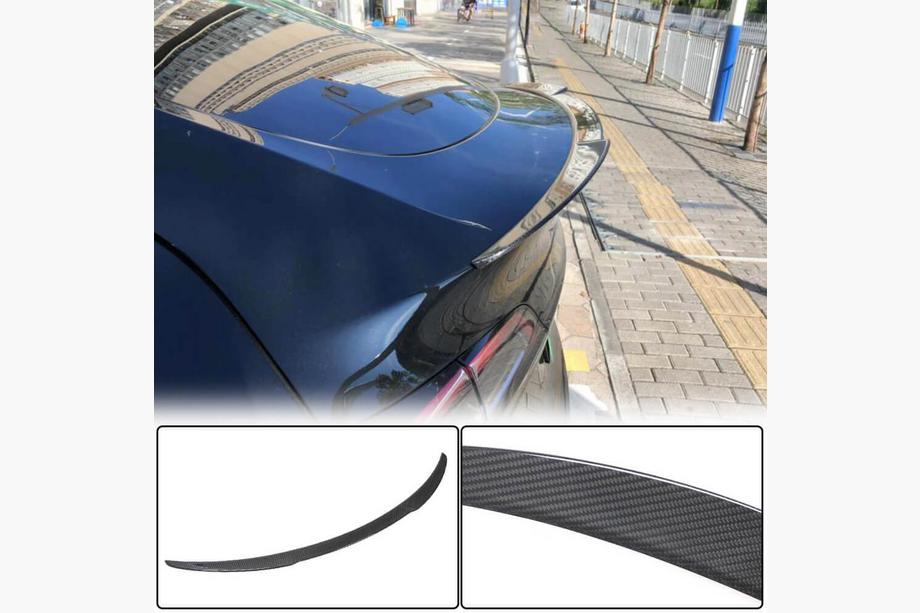 Tesla Model Y 2020- Spoiler in Carbonio Secco V7 (2020-2023) Foto 2