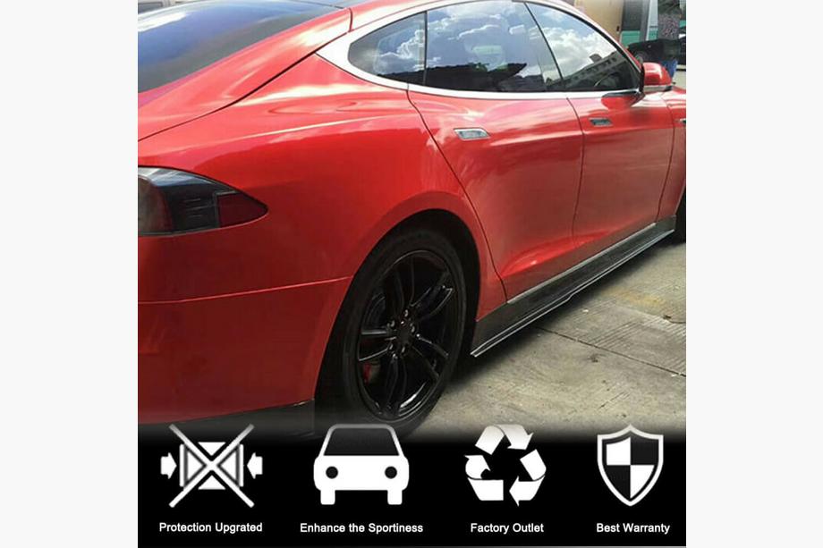 Tesla Model S 2012– Coprisoglia V1 (2014-2021, Carbonio) Foto 2