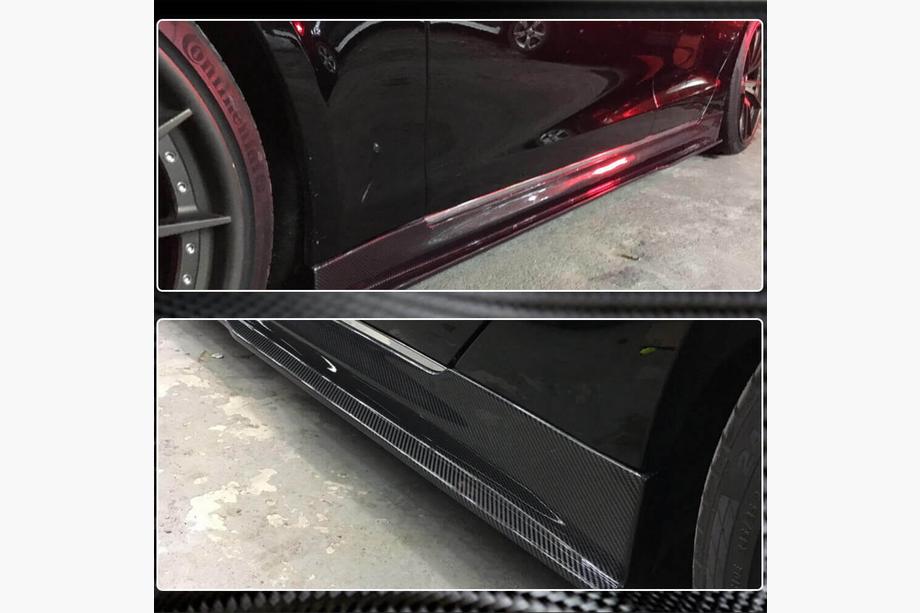 Tesla Model S 2012– Coprisoglia V1 (2014-2021, Carbonio) Foto 4