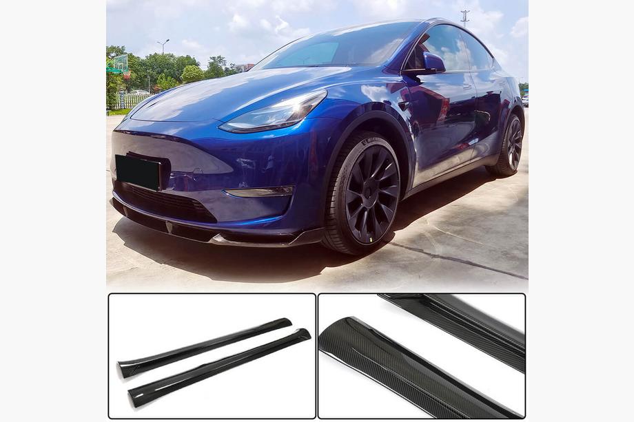 Tesla Model Y 2020- Minigonne laterali Carbon V2 (2019+) Image