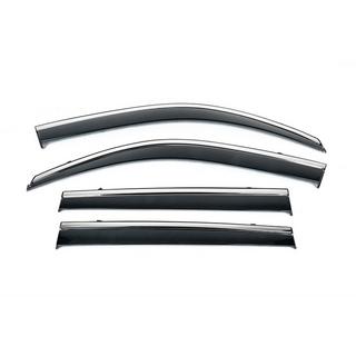 Deflettori Finestrini con Modanatura Cromata Niken Luxury (4 pz) BMW X1 E84 2009-2015
