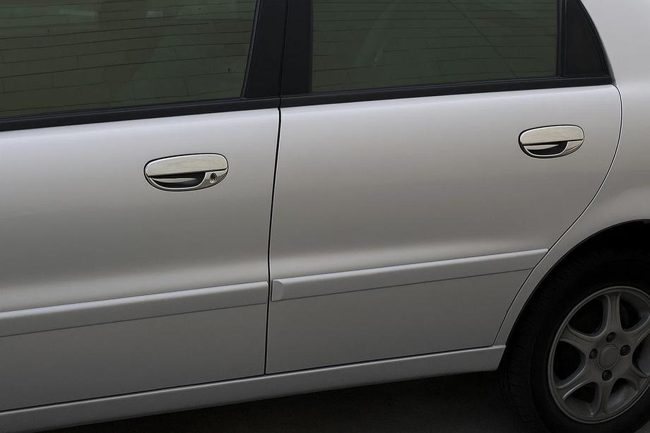 Chevrolet Lanos 1998–2017 Cover Maniglie Cromate (Acciaio Inox) Foto 4