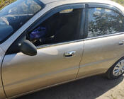 Chevrolet Lanos 1998–2017 Cornici finestrini acciaio inox (4 pz) foto 2
