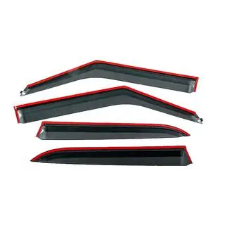 Deflettori Finestrini con Modanatura Cromata Niken Luxury (4 pz) foto 4