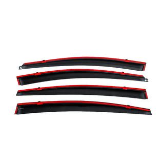 Deflettori Finestrini con Modanatura Cromata Niken Luxury (4 pz) Hyundai Elantra (AD) 2015-2020 foto 4