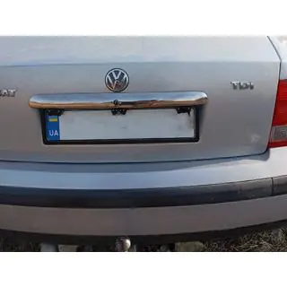 Modanatura cromata sopra targa 1996-2001 (acciaio inox) foto 3