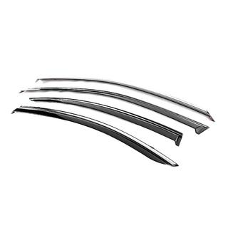 Deflettori Finestrini con Modanatura Cromata Niken Luxury (4 pz) foto 2