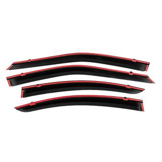 Deflettori Finestrini con Modanatura Cromata Niken Luxury (4 pz) foto 4