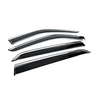 Deflettori Finestrini con Modanatura Cromata Niken Luxury (4 pz) foto 3