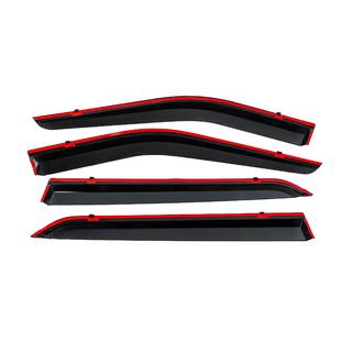 Deflettori Finestrini con Modanatura Cromata Niken Luxury (4 pz) foto 4