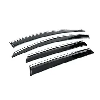 Deflettori Finestrini con Modanatura Cromata Niken Luxury (4 pz) foto 3