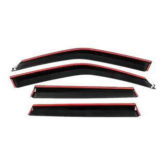 Deflettori Finestrini con Modanatura Cromata Niken Luxury (4 pz) foto 4