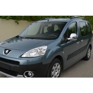 Coprispecchietti 2008-2012 (2 pz, Acciaio Inox) Peugeot Partner Tepee 2008-2018 foto 1