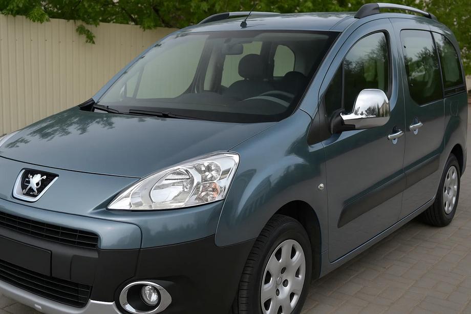 Peugeot Partner Tepee 2008-2018 Coprispecchietti 2008-2012 (2 pz, Acciaio Inox) Foto 1