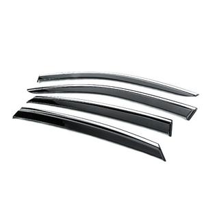 Deflettori Finestrini con Modanatura Cromata Niken Luxury (4 pz) foto 2