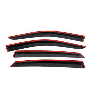 Deflettori Finestrini con Modanatura Cromata Niken Luxury (4 pz) foto 4