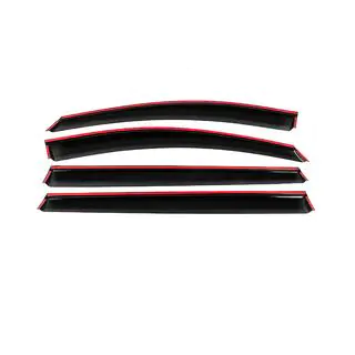 Deflettori Finestrini con Modanatura Cromata Niken Luxury (4 pz) foto 4