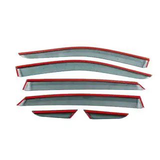 Deflettori finestrini con profilo cromato Niken Luxury (6 pz) foto 4