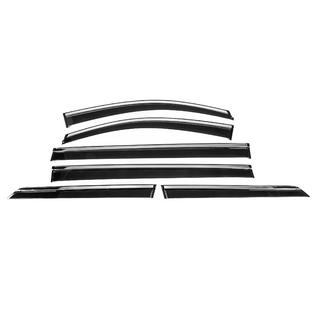 Deflettori finestrini con profilo cromato Niken Luxury (6 pz) Toyota Sienna 2010-2020 foto 1