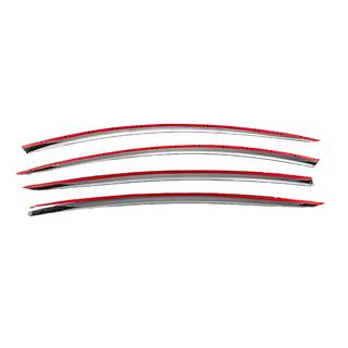 Deflettori finestrini cromati Niken Luxury (4 pz) foto 4
