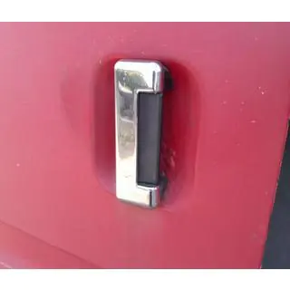Coperture Maniglie Cromate (4 pz, Acciaio Inox) Ford Transit 1991-2000 foto 1