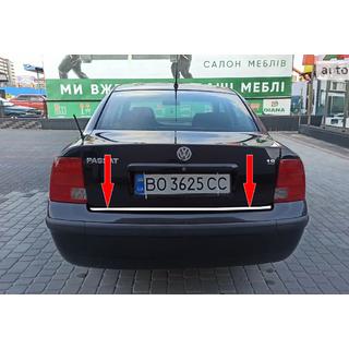 Modanatura bagagliaio SD 1996-2001 acciaio inox Volkswagen Passat B5 1997-2005 foto 1